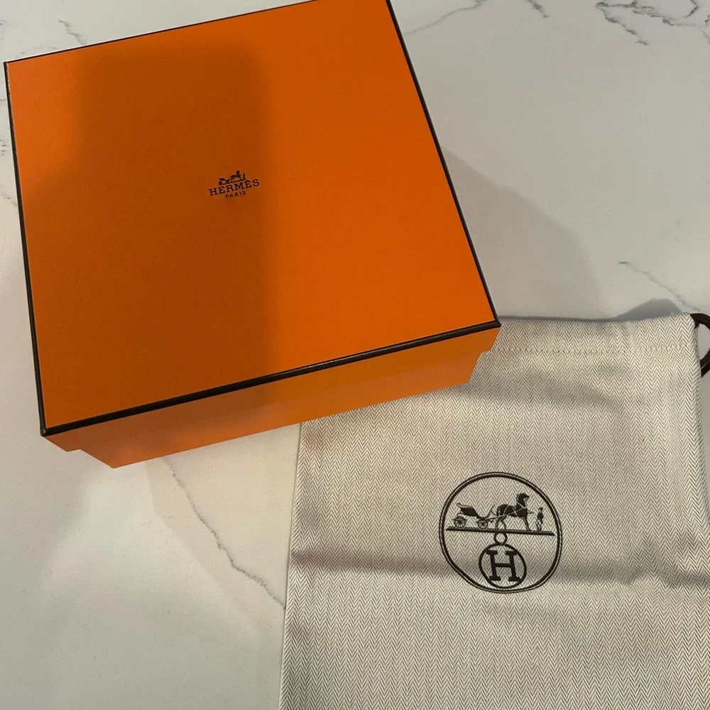 Hermes Blue Hand Towel and Wash Towel